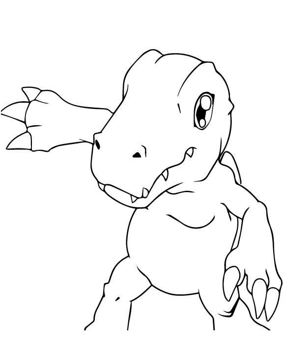 Tranh Tô Màu Digimon