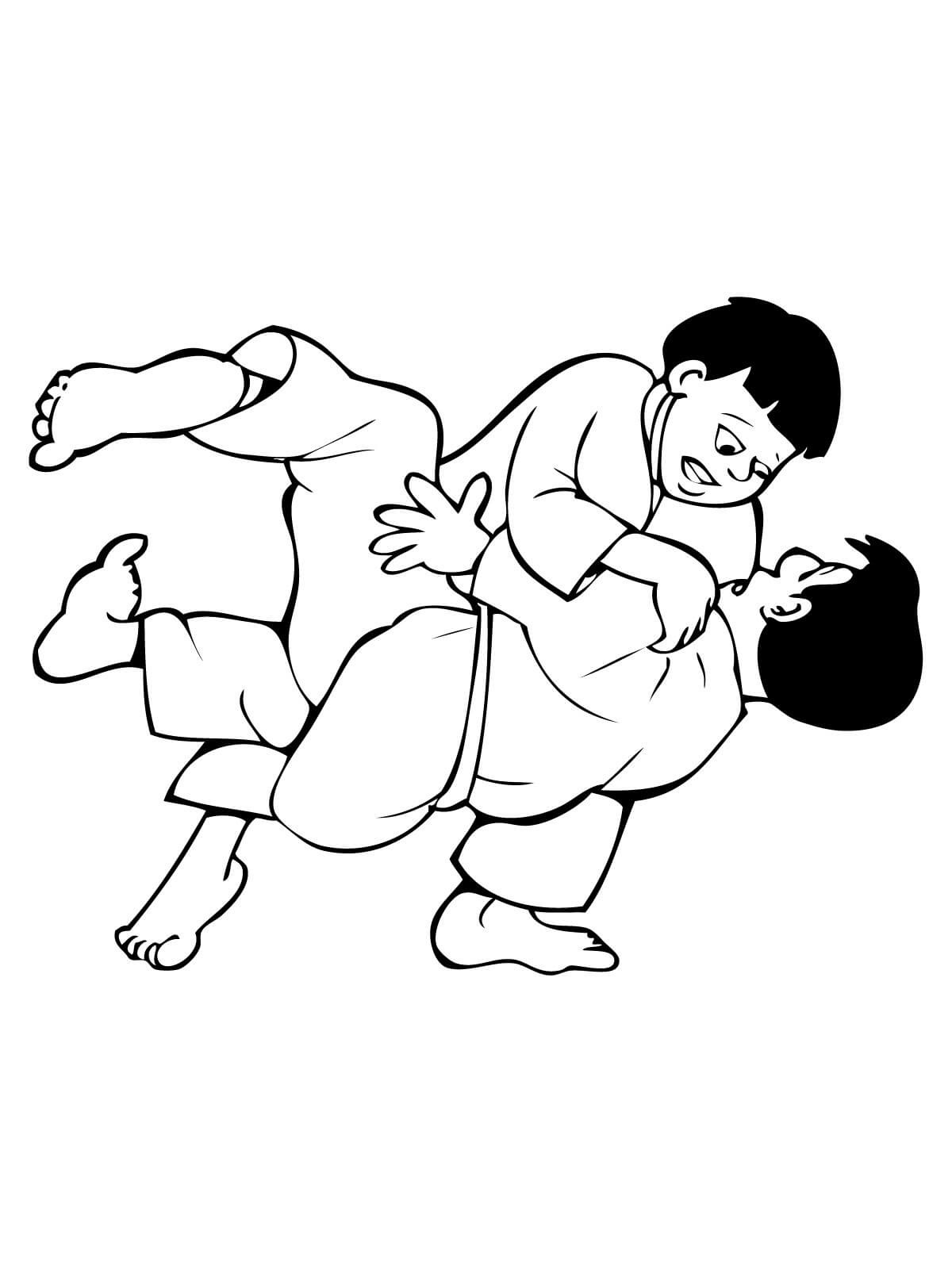 2 cau be thi dau judo