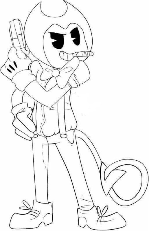 Tranh Tô Màu Bendy