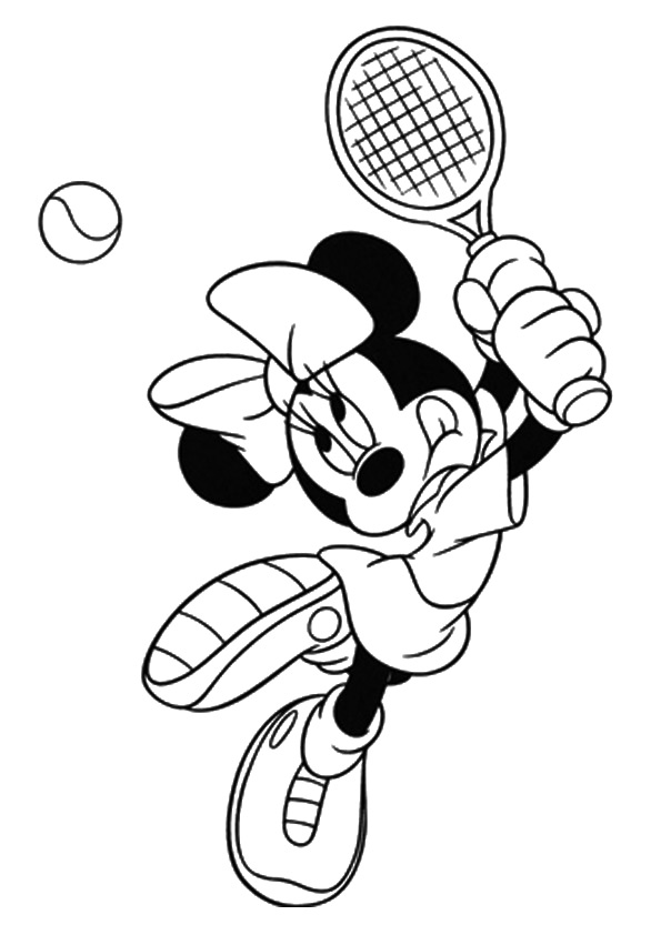 chuot minnie danh tennis 1