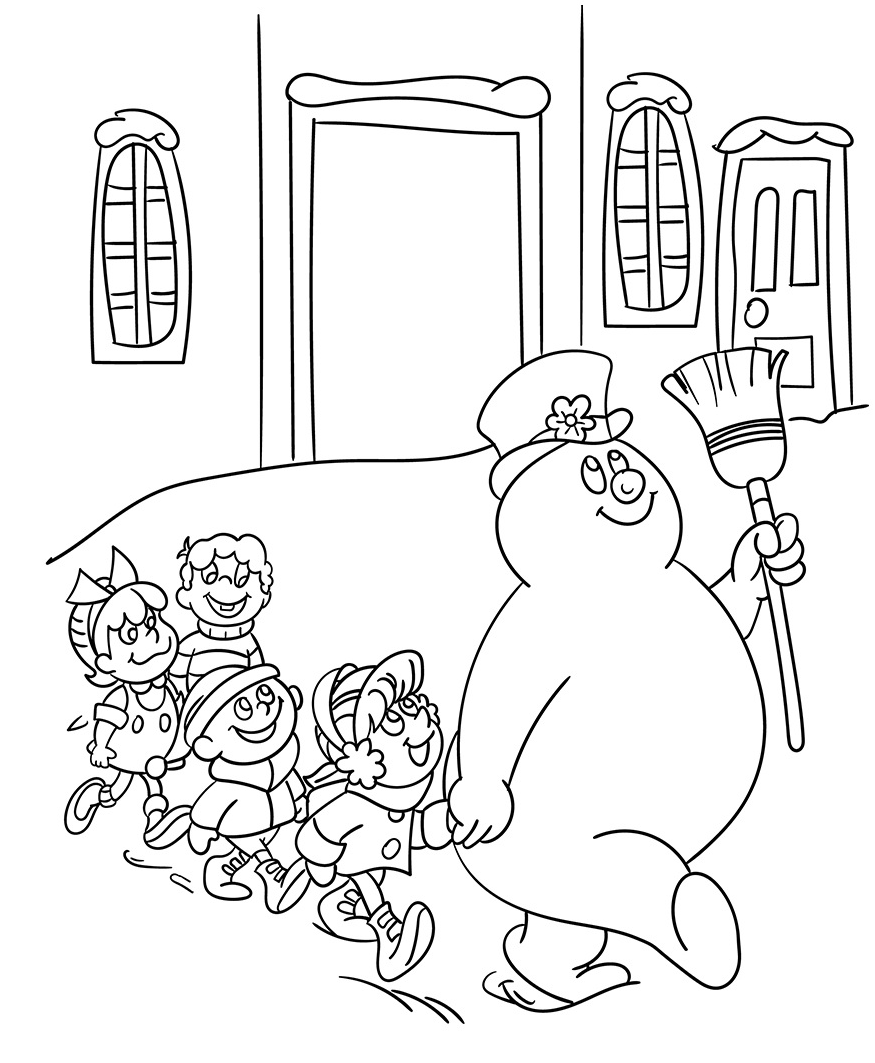 frosty choi voi cac be