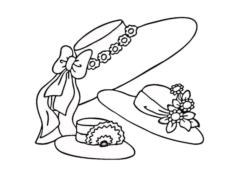 tranh to mau 3 cai mu dep