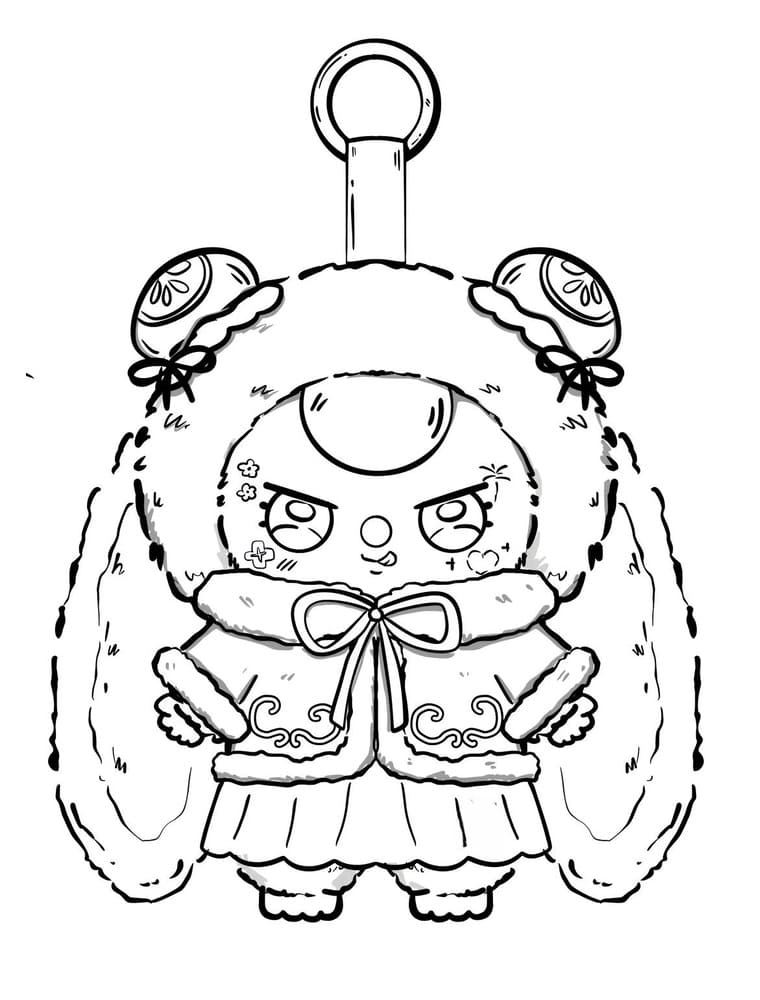 tranh to mau baby three dang yeu