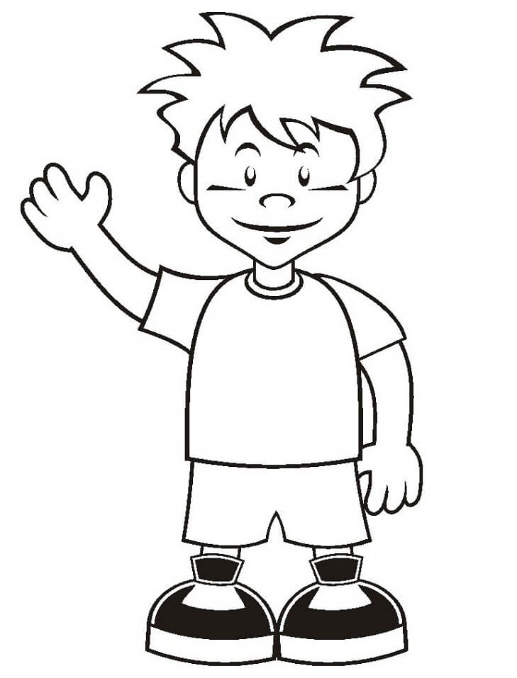 tranh to mau be trai doc sach