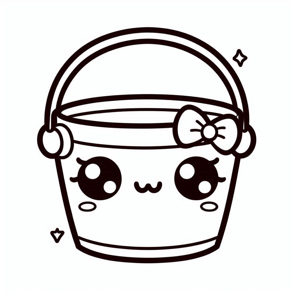 tranh to mau cai xo cute