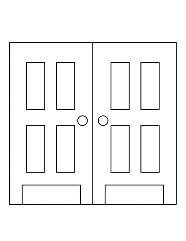 tranh to mau canh cua