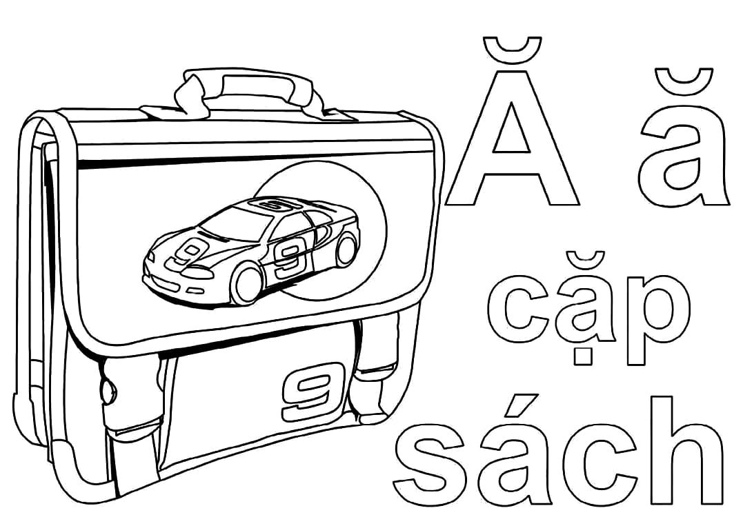 tranh to mau chu a cap sach