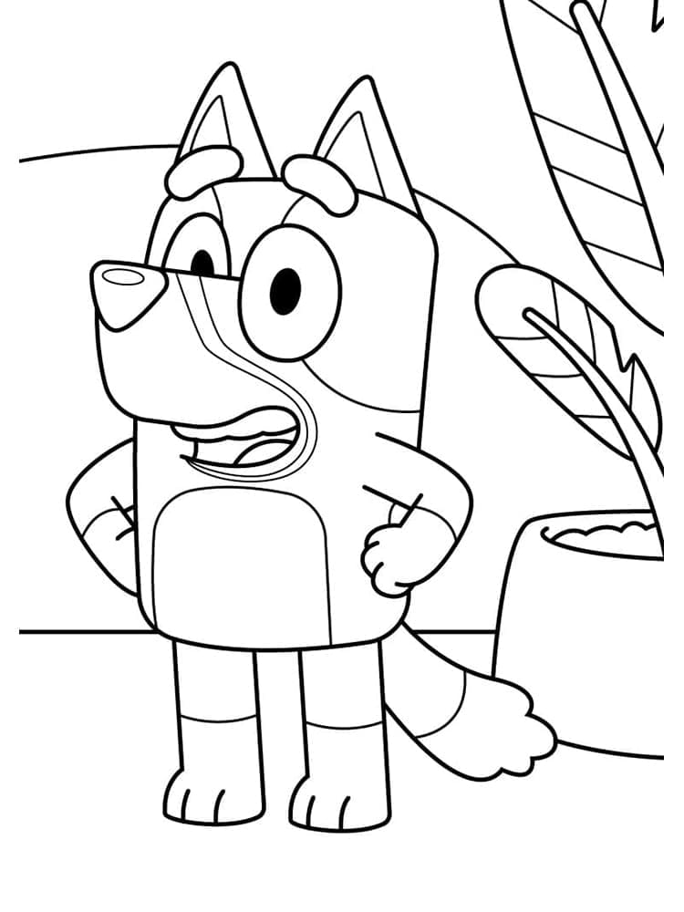 tranh to mau chu cho bluey