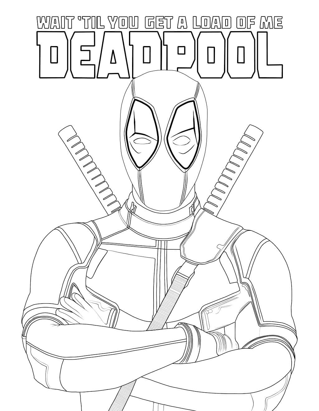 tranh to mau deadpool