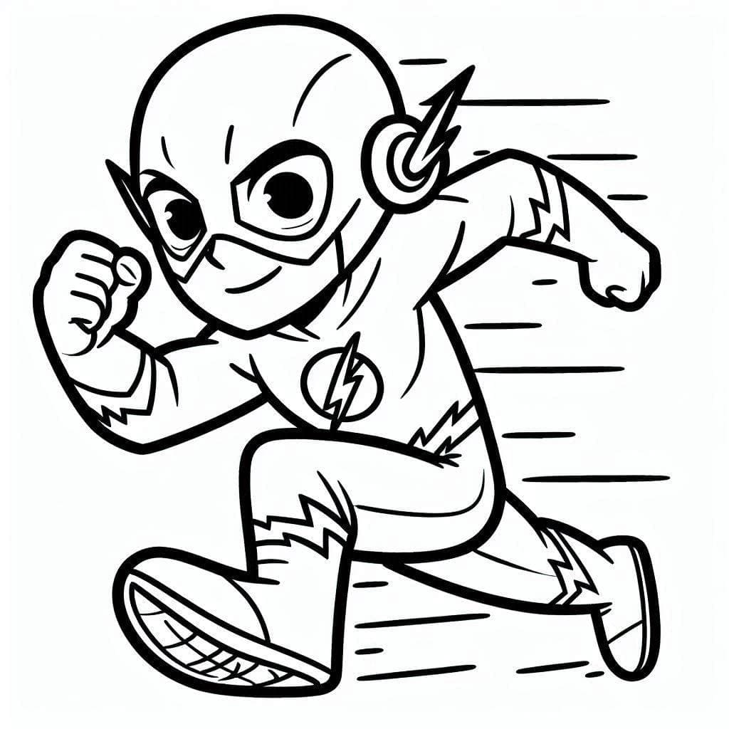 tranh to mau flash rat cute 3