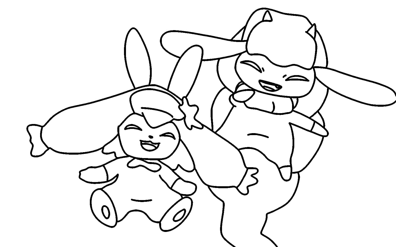 tranh to mau game palworld