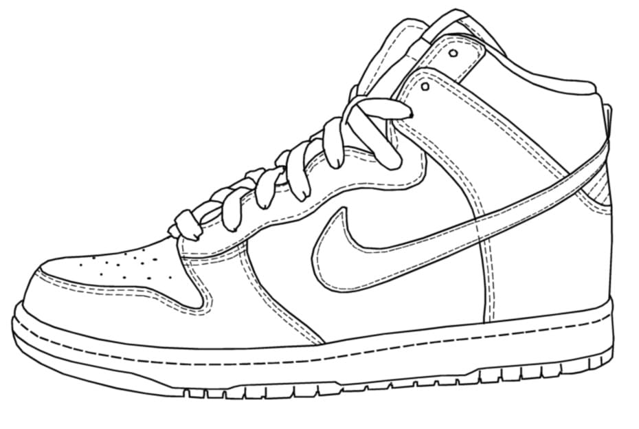 tranh to mau giay nike cao co 1