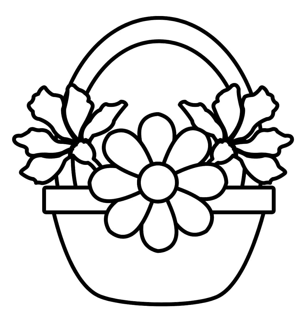 tranh to mau gio hoa don gian va dep