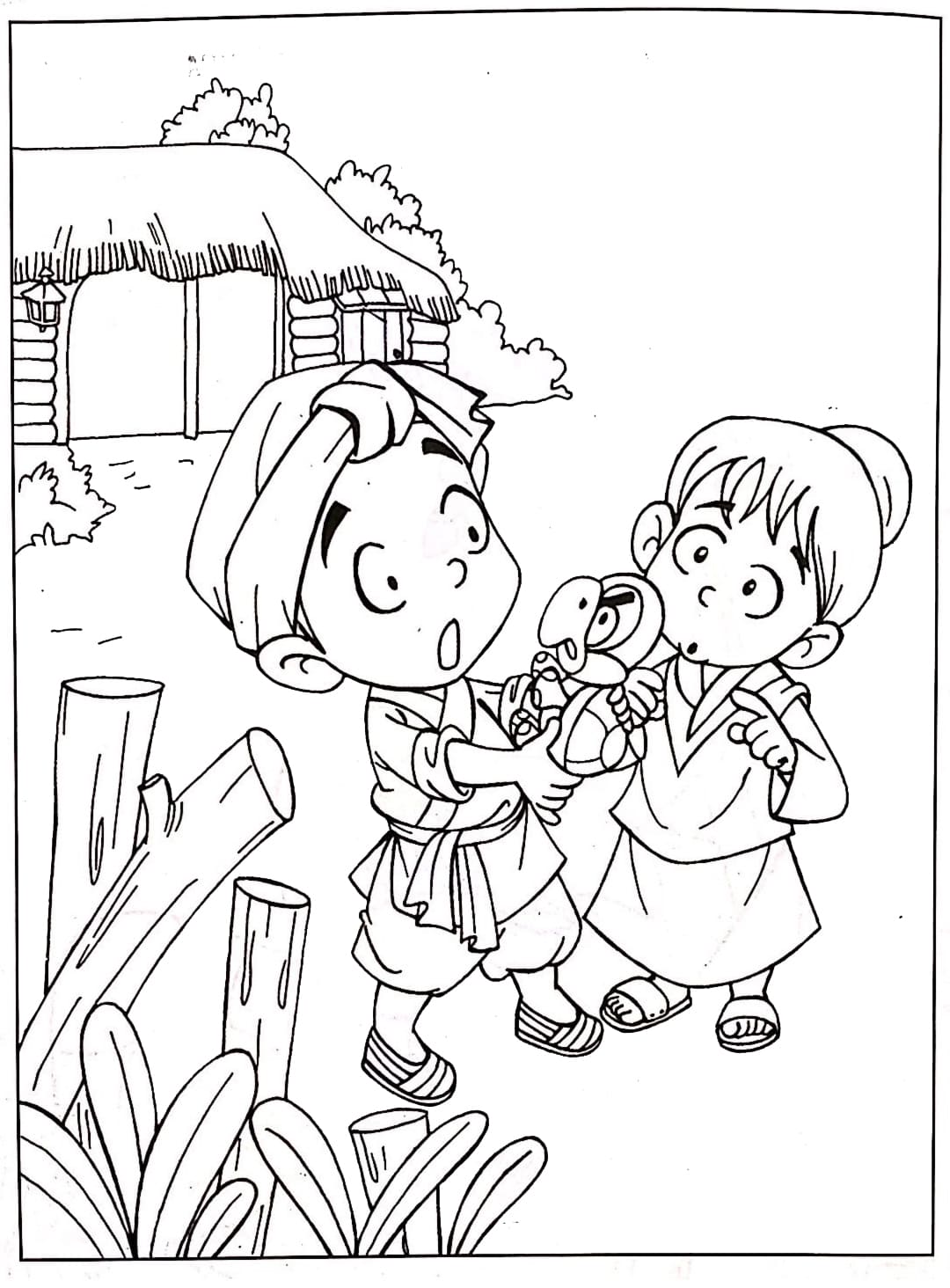 tranh to mau hai vo chong sinh ra rua