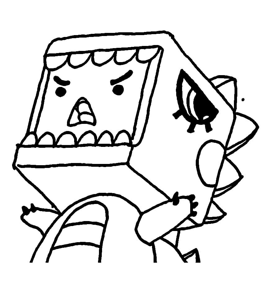 tranh to mau khung long mini world