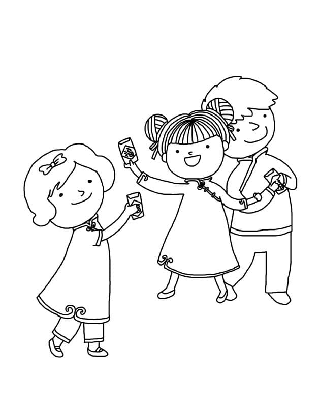 tranh to mau li xi ngay tet 1