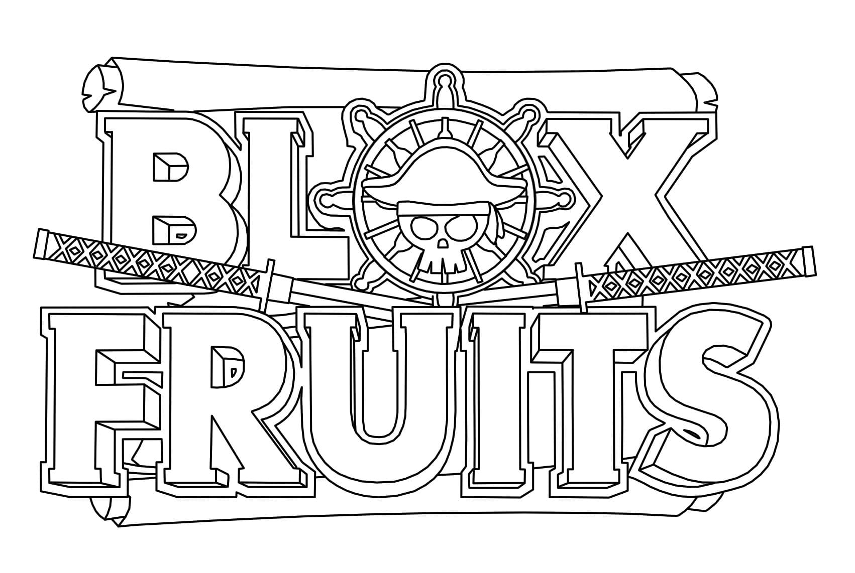 tranh to mau logo blox fruits