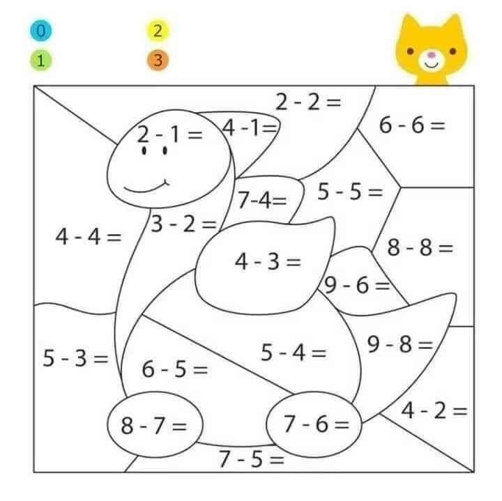 tranh to mau lop 1 tinh toan va to mau khung long