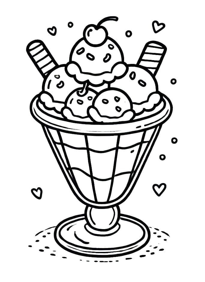 tranh to mau ly kem hanh phuc