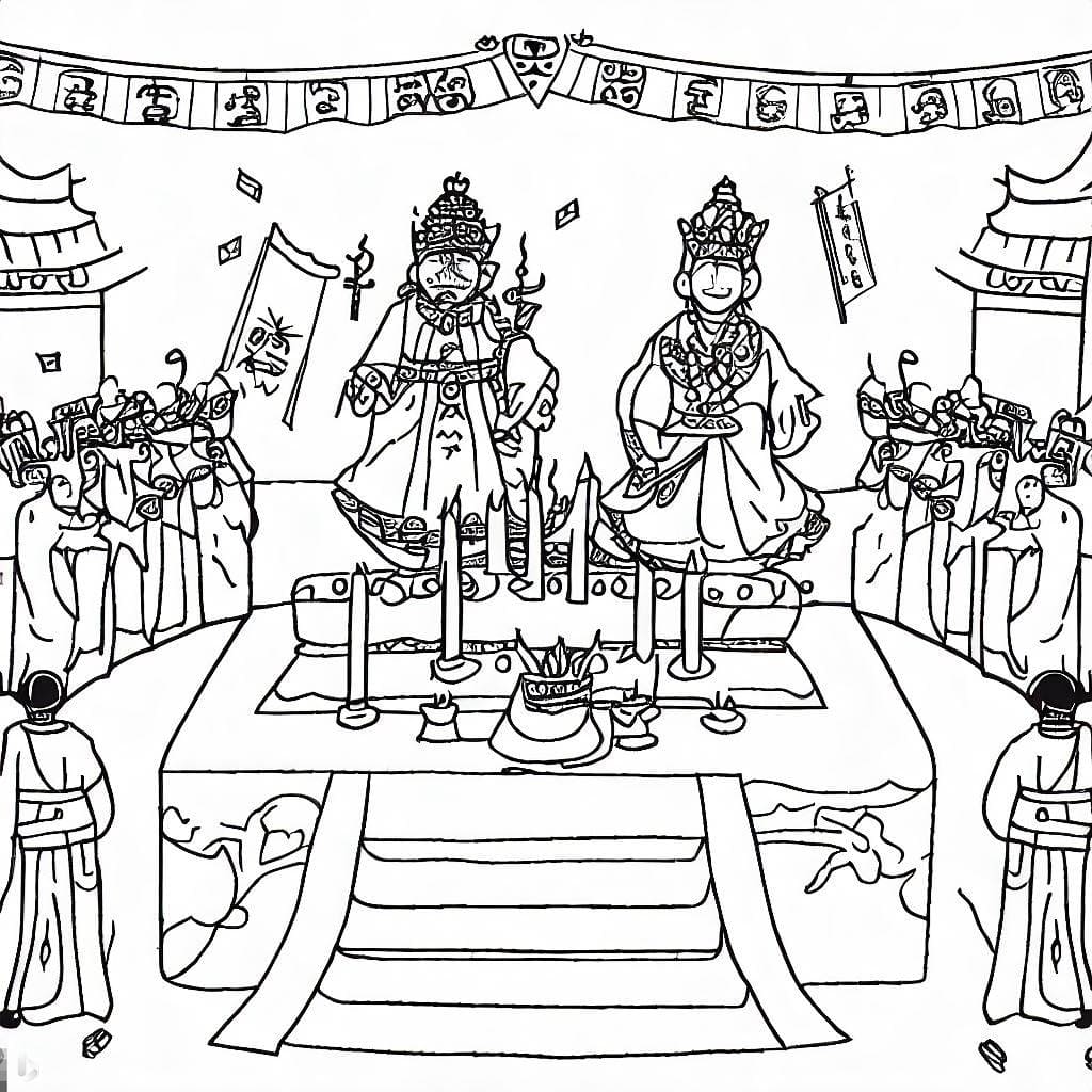 tranh to mau ngay le gio to hung vuong 4