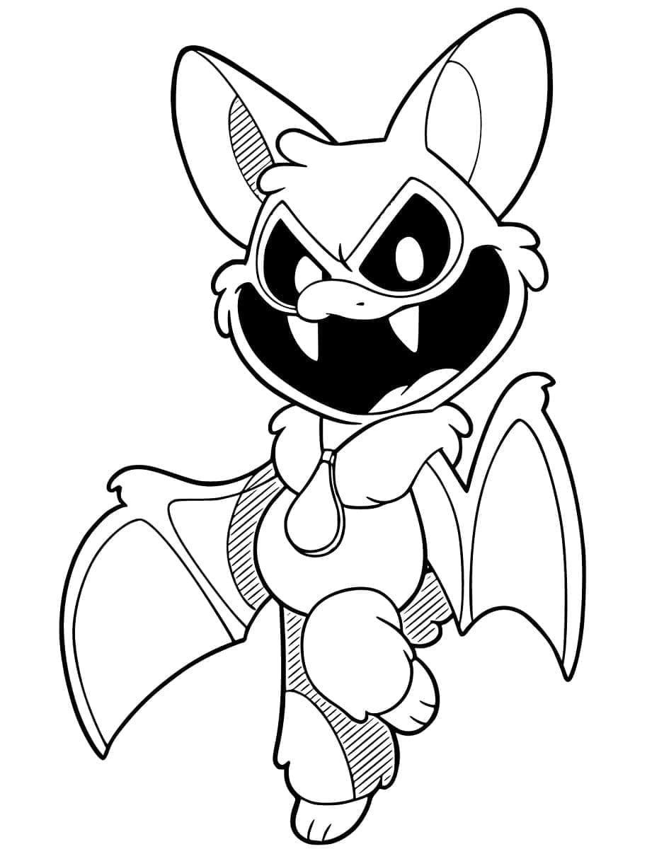 tranh to mau nhan vat rabie baby trong nightmare critters 4