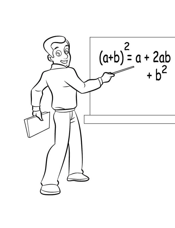 tranh to mau thay giao day toan