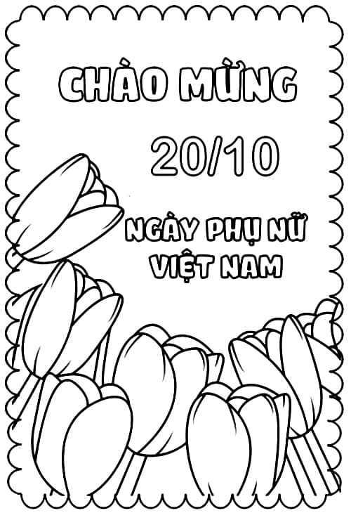 tranh to mau thiep chuc mung ngay phu nu viet nam 1