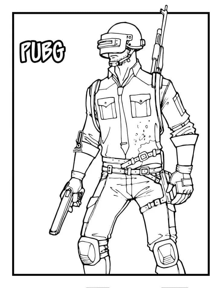 tranh to mau tro choi pubg