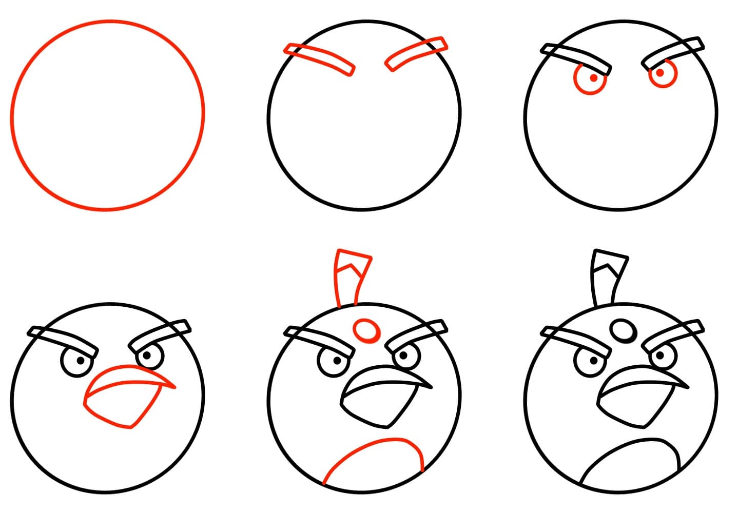 tranh to mau ve chim angry bird don gian