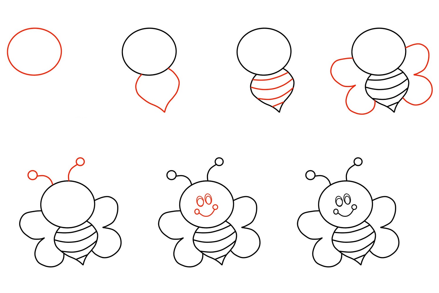 tranh to mau ve hinh con ong don gian